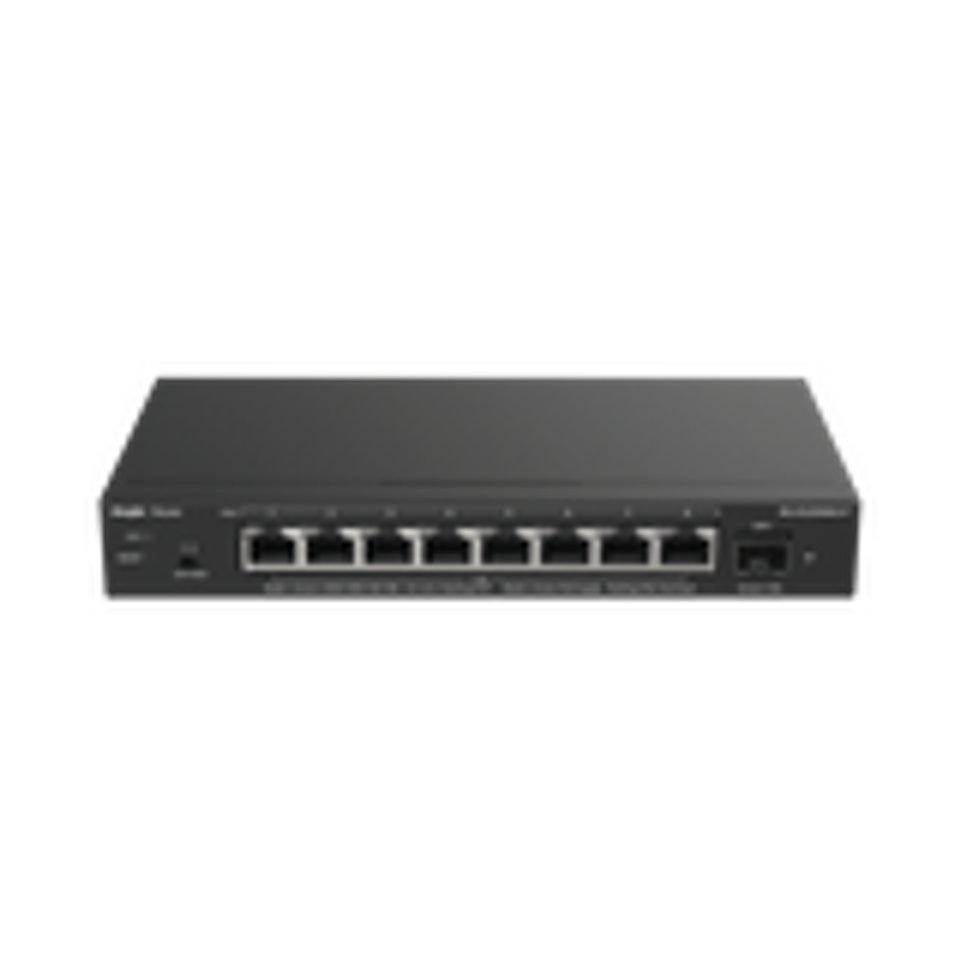 Switch Administrable Capa 2 con PoE+ Multi-Gigabit, 8 puertos 2.5Gb y 1 SFP+ 10G, hasta 130w estandar 802.3af/at 1