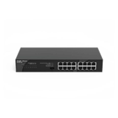 Switch no administrable, Sin PoE de 16 puertos 10/100/1000Mbps.
