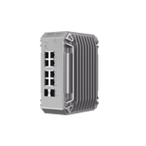 Switch de Verdadero Grado Industrial Especialmente Disenado para Entornos Duros, Cuenta con 10 Puertos Gigabit, 8 de ellos Puertos PoE+ y 2 Puertos de Enlace Ascendente SFP