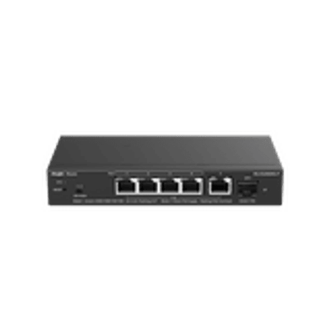 Switch Administrable Capa2 PoE+ con 5 puertos Multi-Gigabit 2.5Gb, hasta 70w PoE 802.3af/at