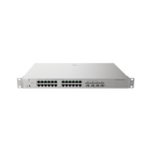 Switch Administrable PoE con 24 Puertos Gigabit PoE 802.3af/at + 4 SFP+ para Fibra 10Gb, Gestion Gratuita desde la Nube