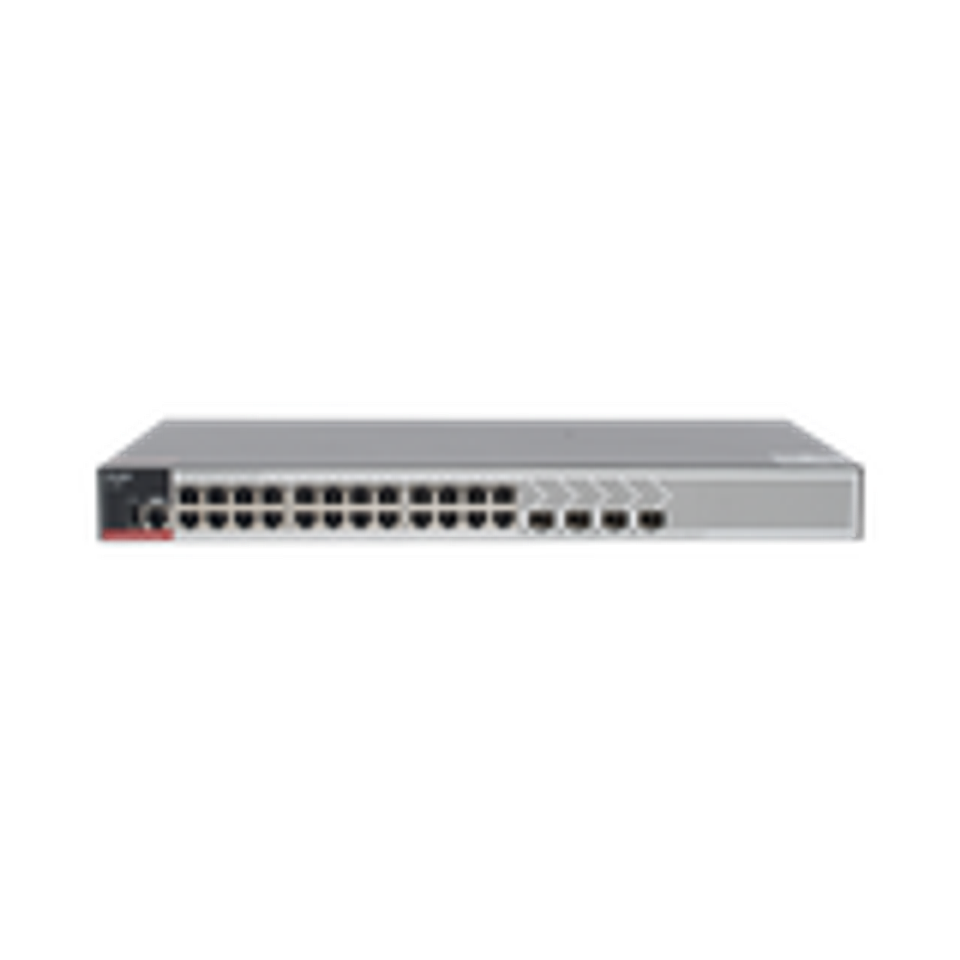 Switch Administrable L2+ con 24 puertos Gigabit + 4 SFP para fibra 1Gb / 2.5 Gb , gestion gratuita desde la nube, 15.5w 1