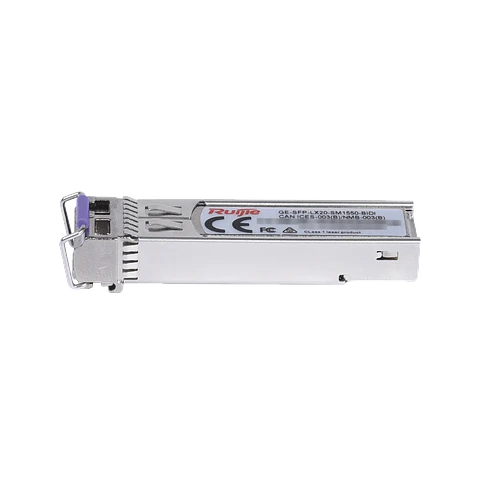Modulo transceptor GE-SFP-LX20-SM1550-BIDI 1000BASE-LX SFP 1550nm-TX/1310nm-RX 20-km DDM Simplex LC SMF