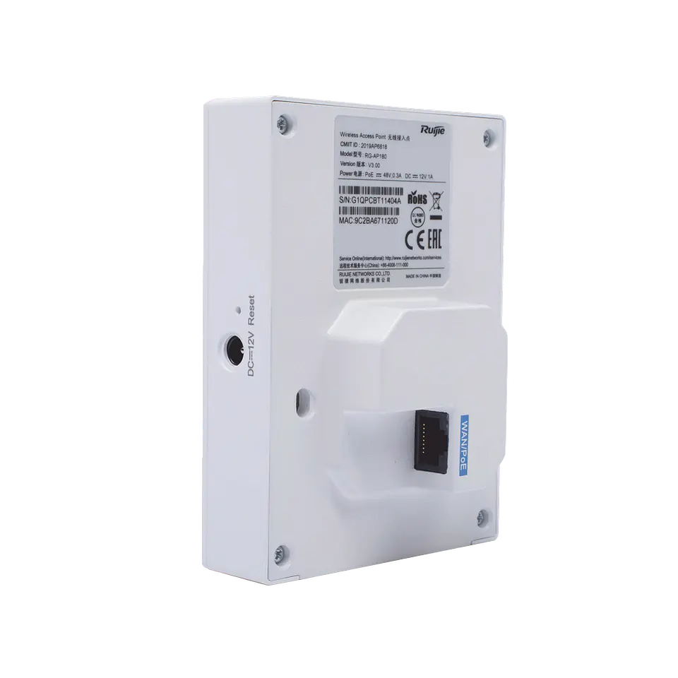 RG-AP180 // Punto de Acceso Inalambrico para Interior de Pared 2