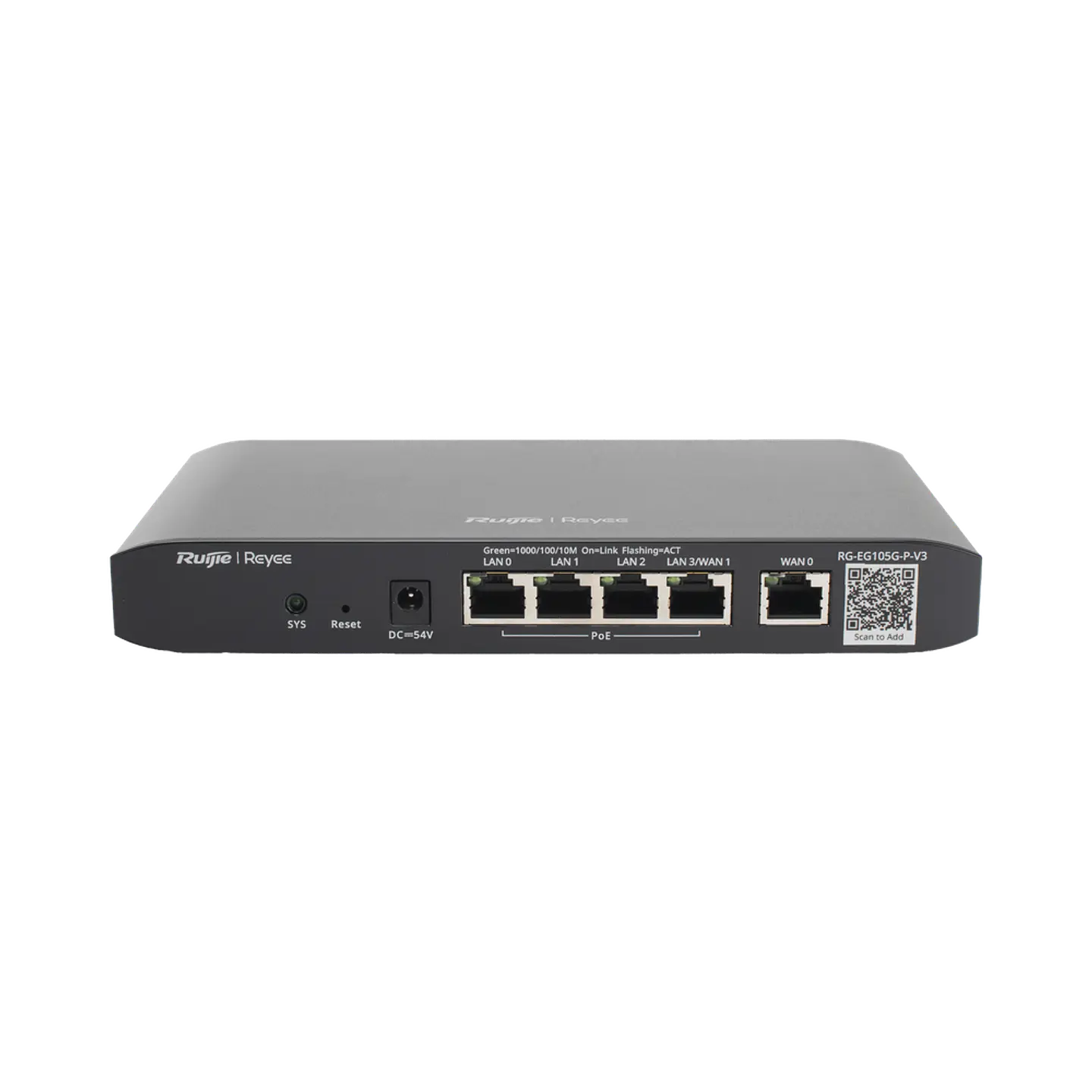 RG-EG105G-P-V3 // Router Administrable Cloud con POE+ 54W 4
