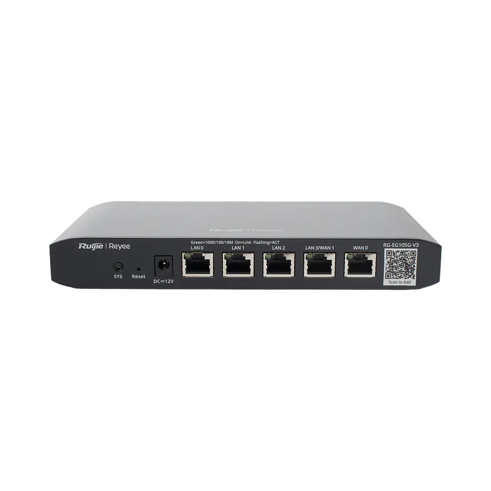 RG-EG105G-V3 // Router Administrable Cloud con Puertos LAN Gigabit 3