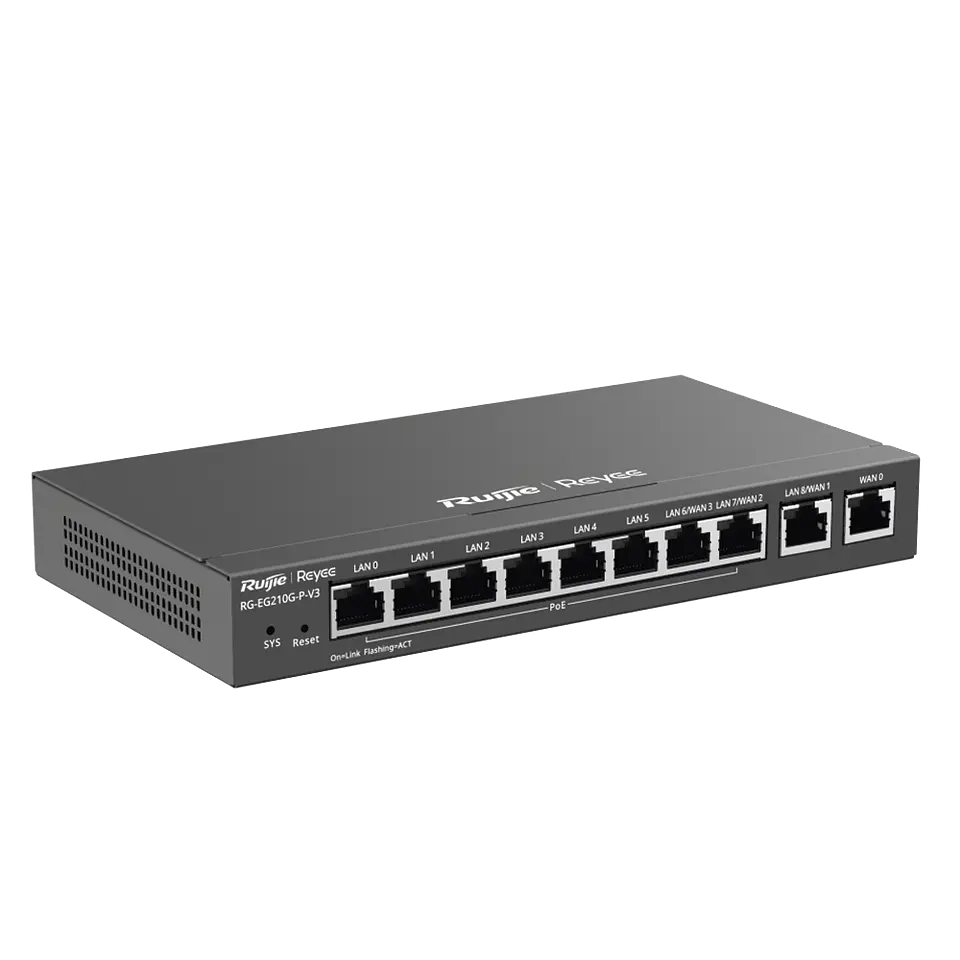 RG-EG210G-P-V3 // Gateway PoE para 200 usuarios 6