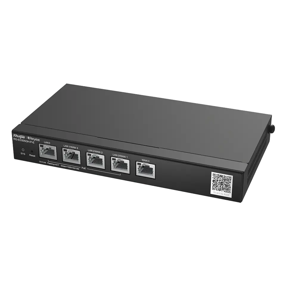 RG-EG305GH-P-E // Router de Oficina PoE de 5 Puertos  2
