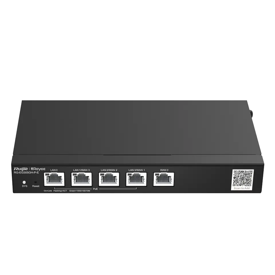 RG-EG305GH-P-E // Router de Oficina PoE de 5 Puertos  5