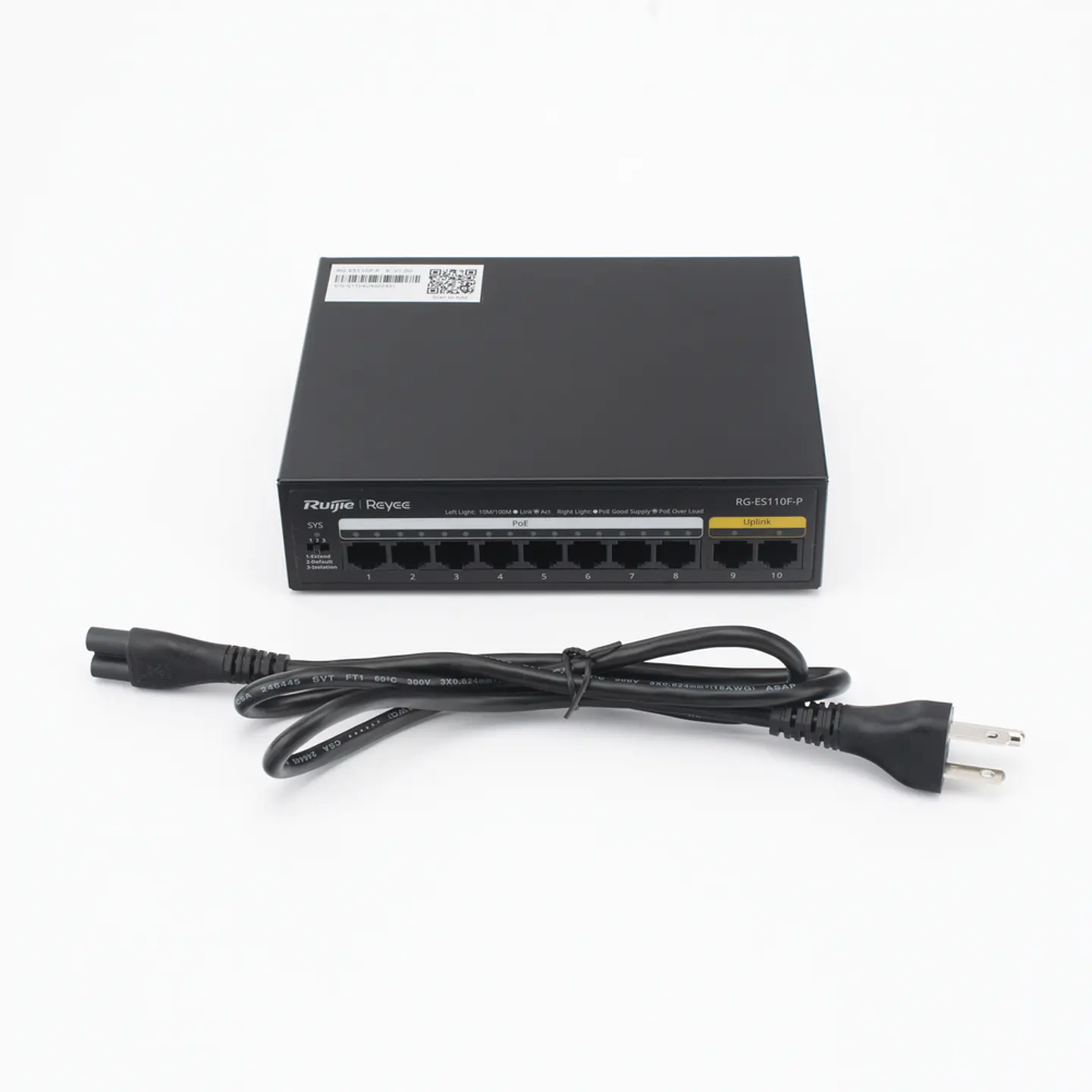 RG-ES110F-P // Switch no gestionado de 10 Puertos 3