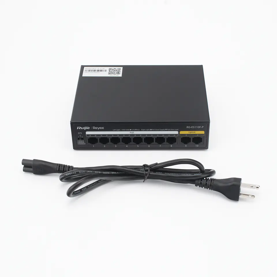 RG-ES110F-P // Switch no gestionado de 10 Puertos 3