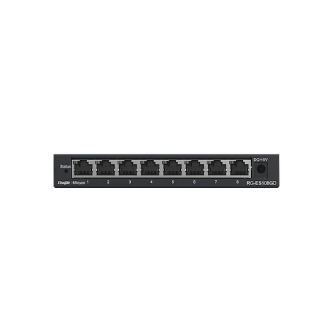 RG-ES108GD // Switch No Administrable Sin PoE de 8 Puertos