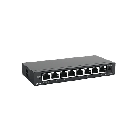 RG-ES108GD // Switch No Administrable Sin PoE de 8 Puertos