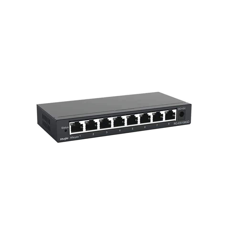 RG-ES108GD // Switch No Administrable Sin PoE de 8 Puertos 2