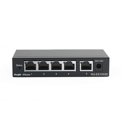 RG-ES105GD // Switch No Gestionado sin PoE de 5 puertos