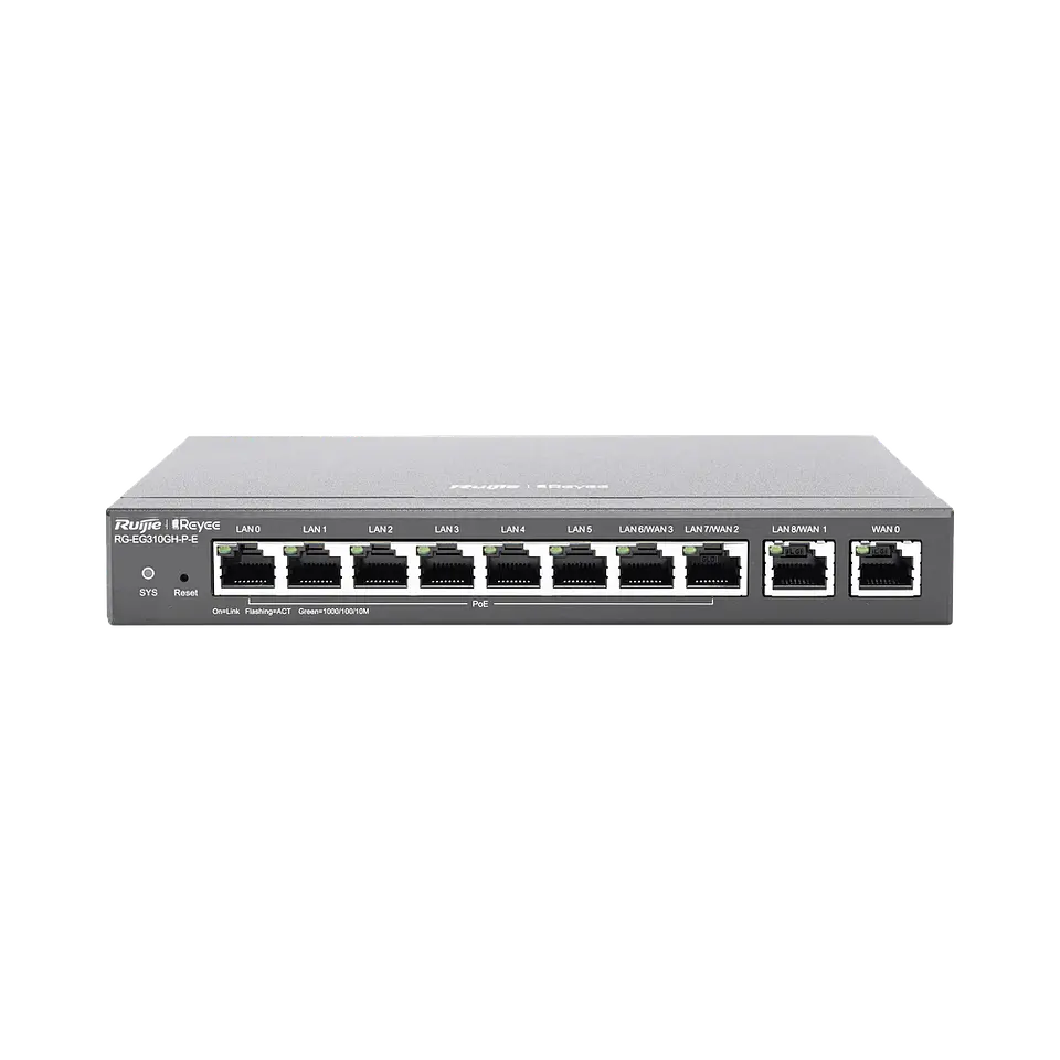 RG-EG310GH-P-E // Router de Oficina PoE, Administrable en la Nube 1
