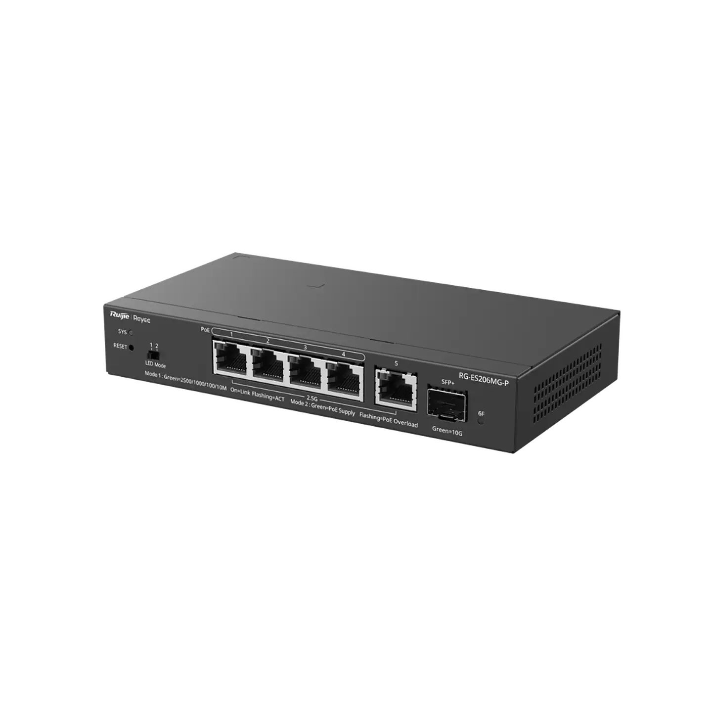 RG-ES206MG-P // Switch Administrable Capa 2 PoE de 5 Puertos 2