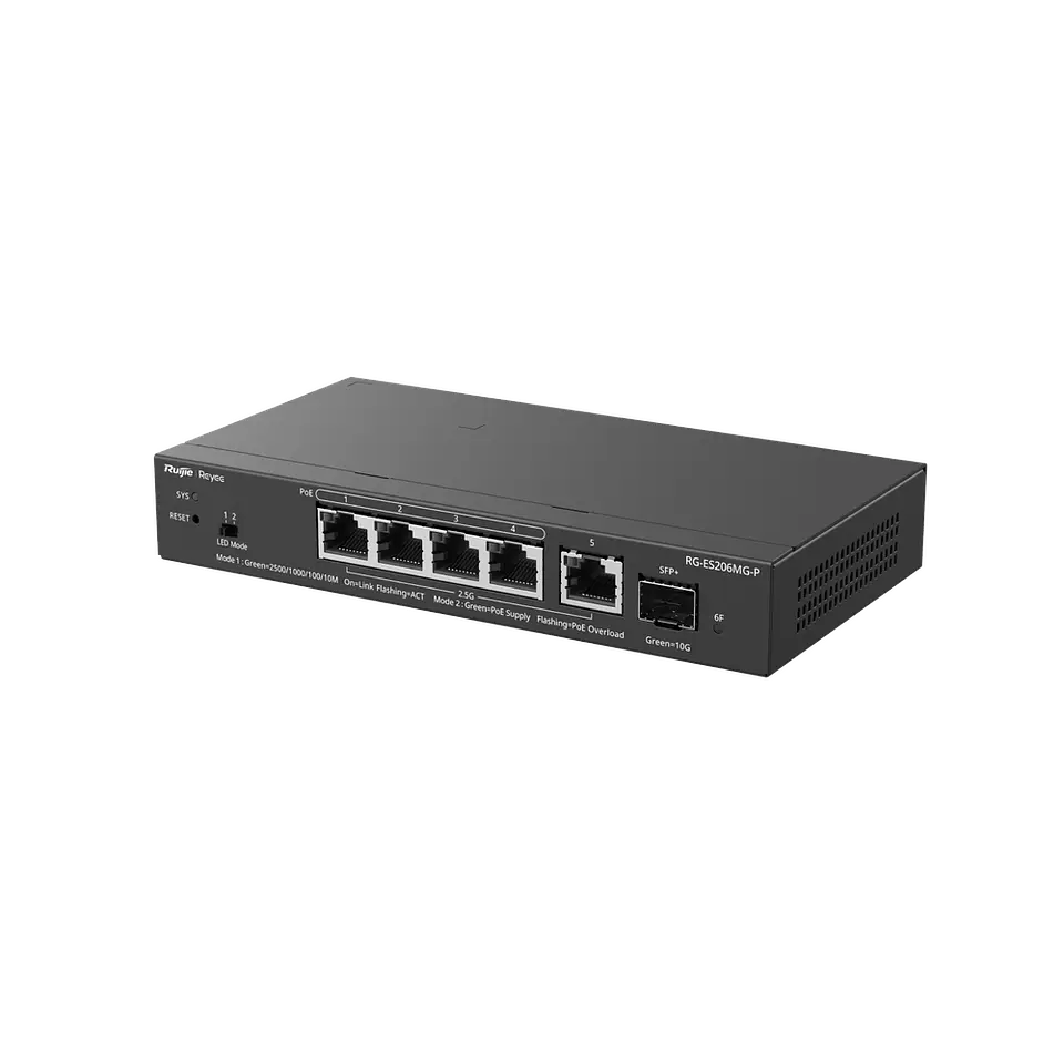 RG-ES206MG-P // Switch Administrable Capa 2 PoE de 5 Puertos 2