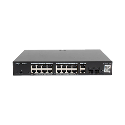 RG-ES220GS-P // Switch PoE L2 Administrable en la Nube de 20 Puertos Gigabit