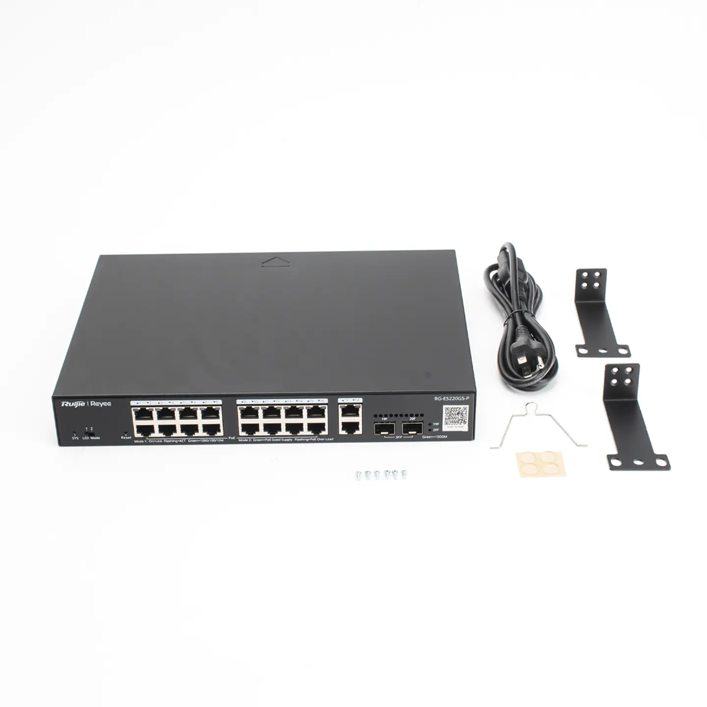 RG-ES220GS-P // Switch PoE L2 Administrable en la Nube de 20 Puertos Gigabit 4