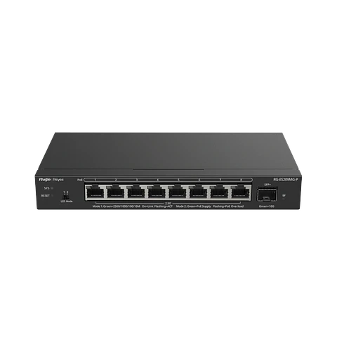 RG-ES209MG-P // Switch Administrable Capa Dos con PoE