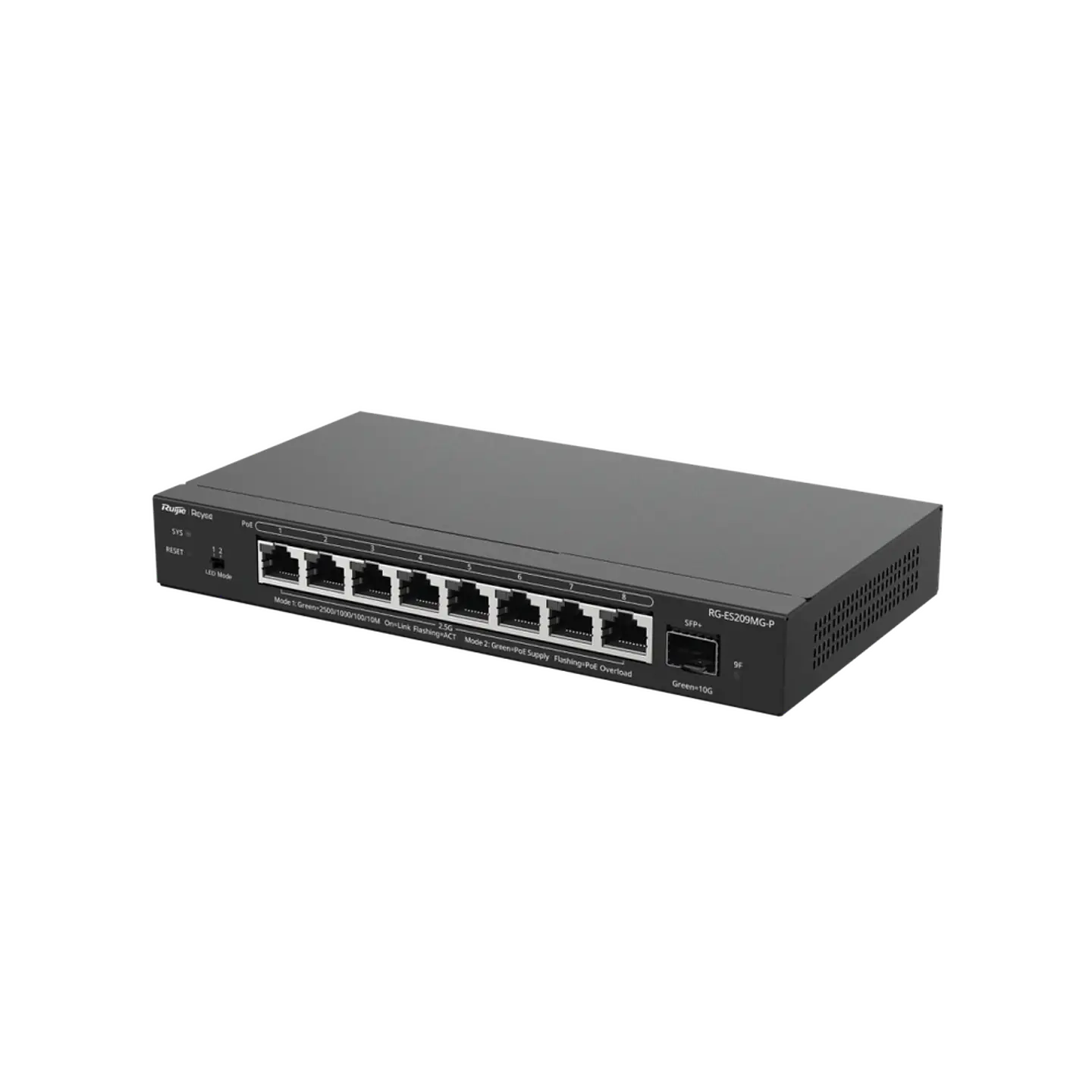 RG-ES209MG-P // Switch Administrable Capa Dos con PoE 2