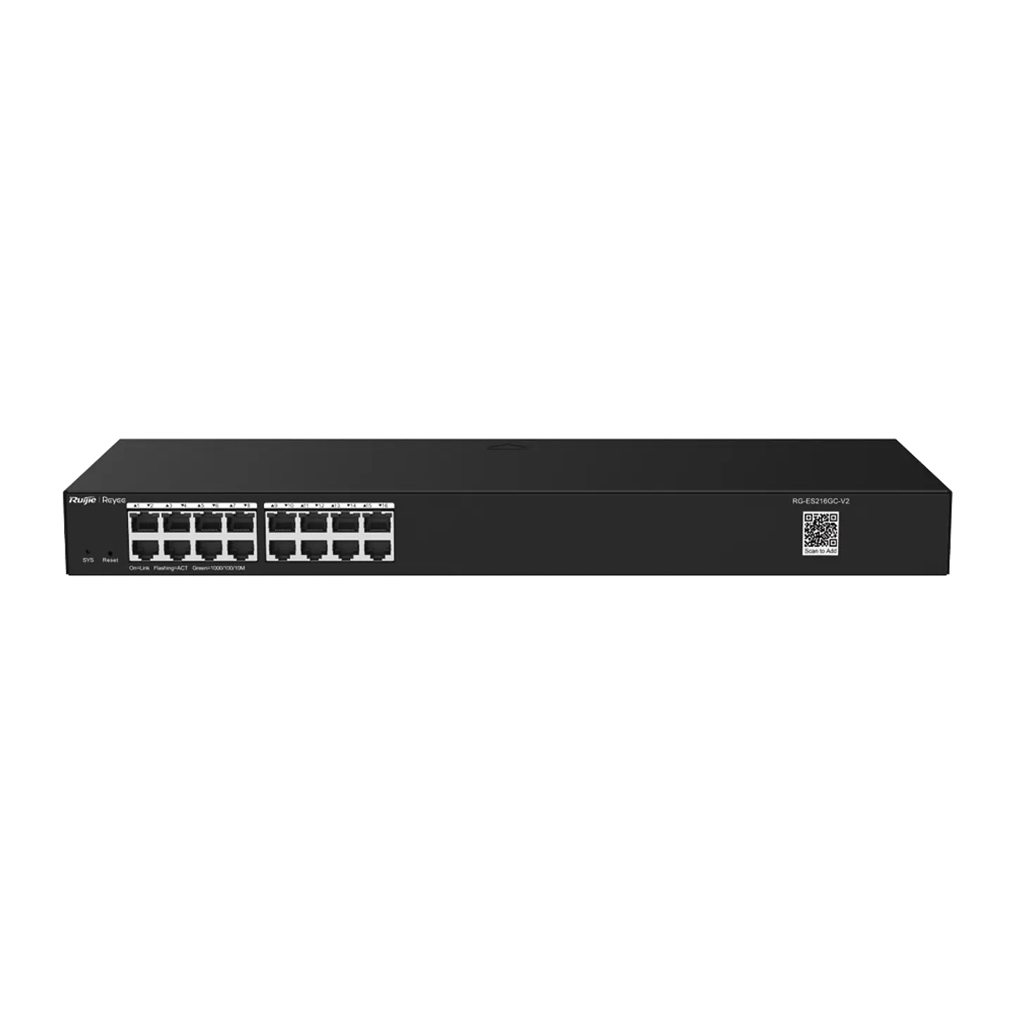 RG-ES216GC-V2 // Switch Inteligente de 16 Puertos Gigabit 2