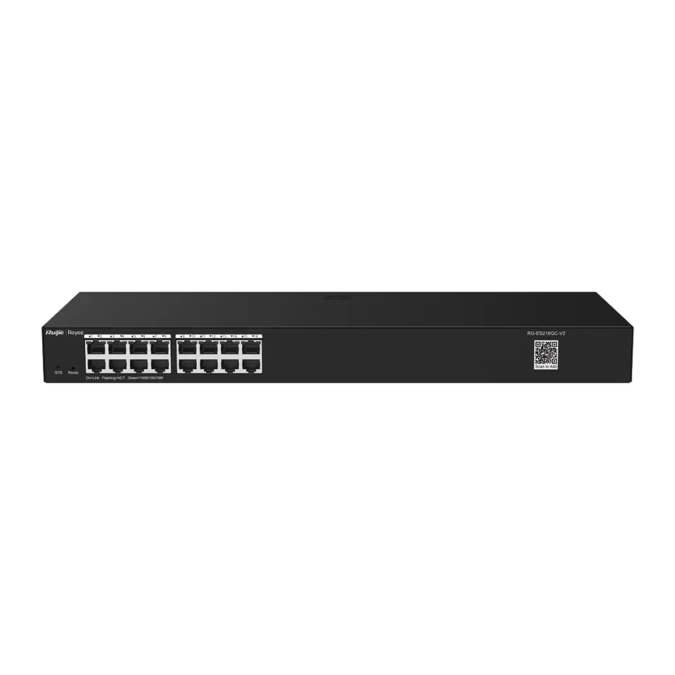 RG-ES216GC-V2 // Switch Inteligente de 16 Puertos Gigabit 2