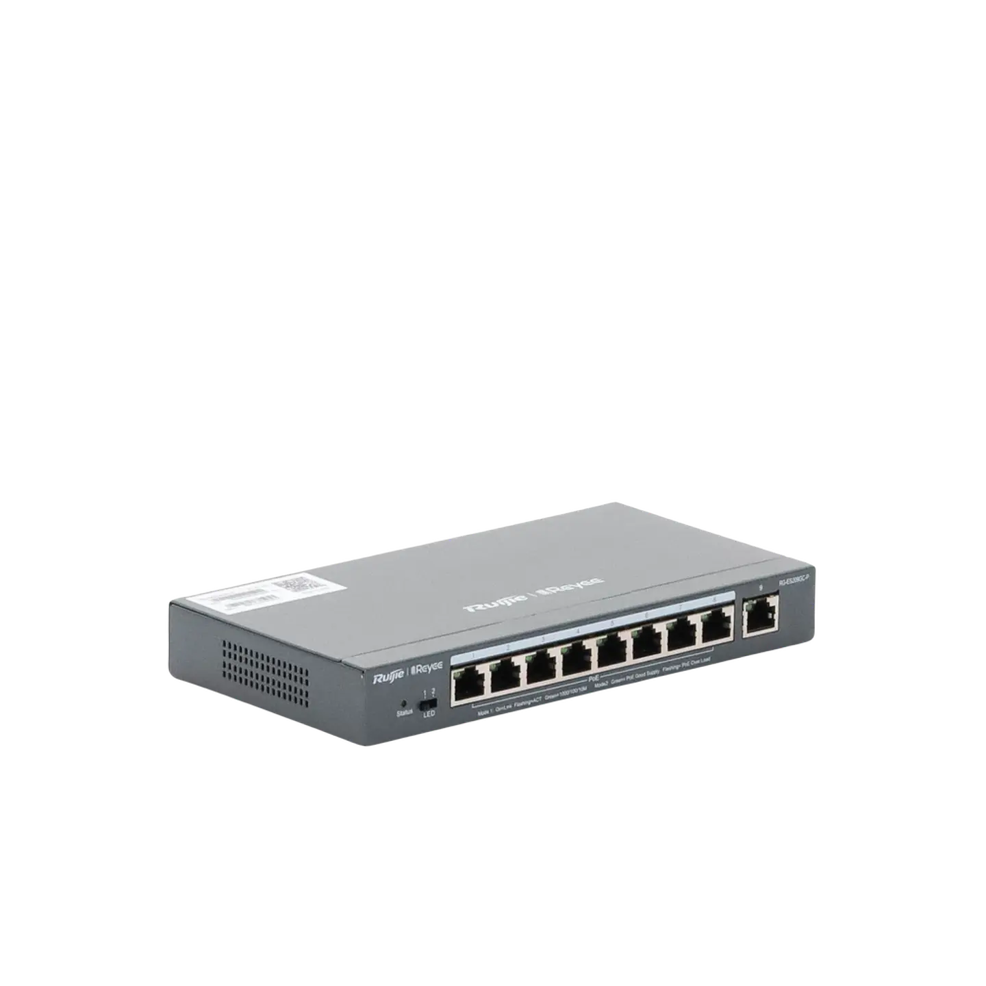 RG-ES209GC-P // Switch PoE gigabit inteligente con 9 puertos gigabit 3