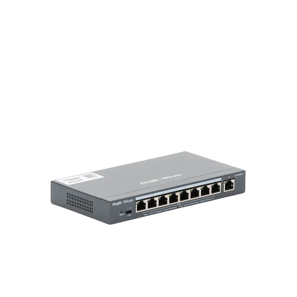RG-ES209GC-P // Switch PoE gigabit inteligente con 9 puertos gigabit 3