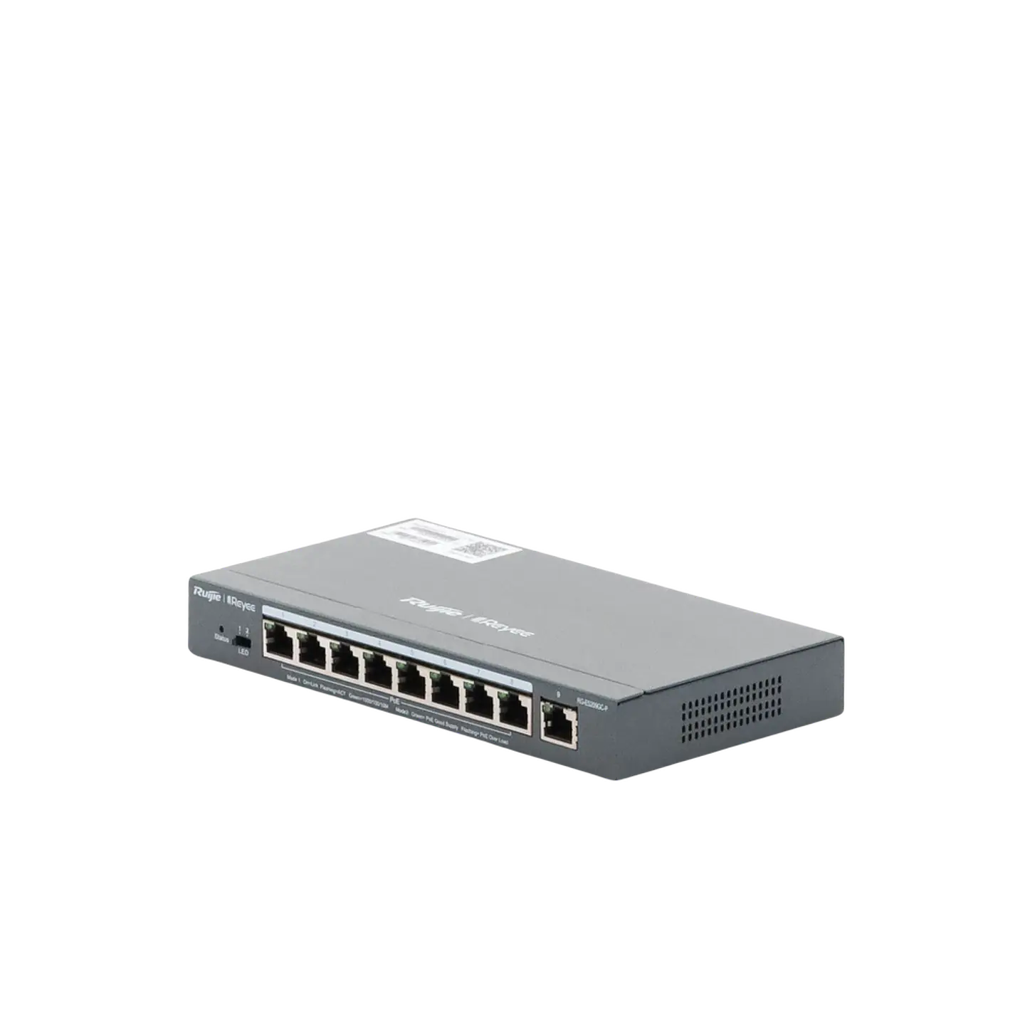 RG-ES209GC-P // Switch PoE gigabit inteligente con 9 puertos gigabit 4
