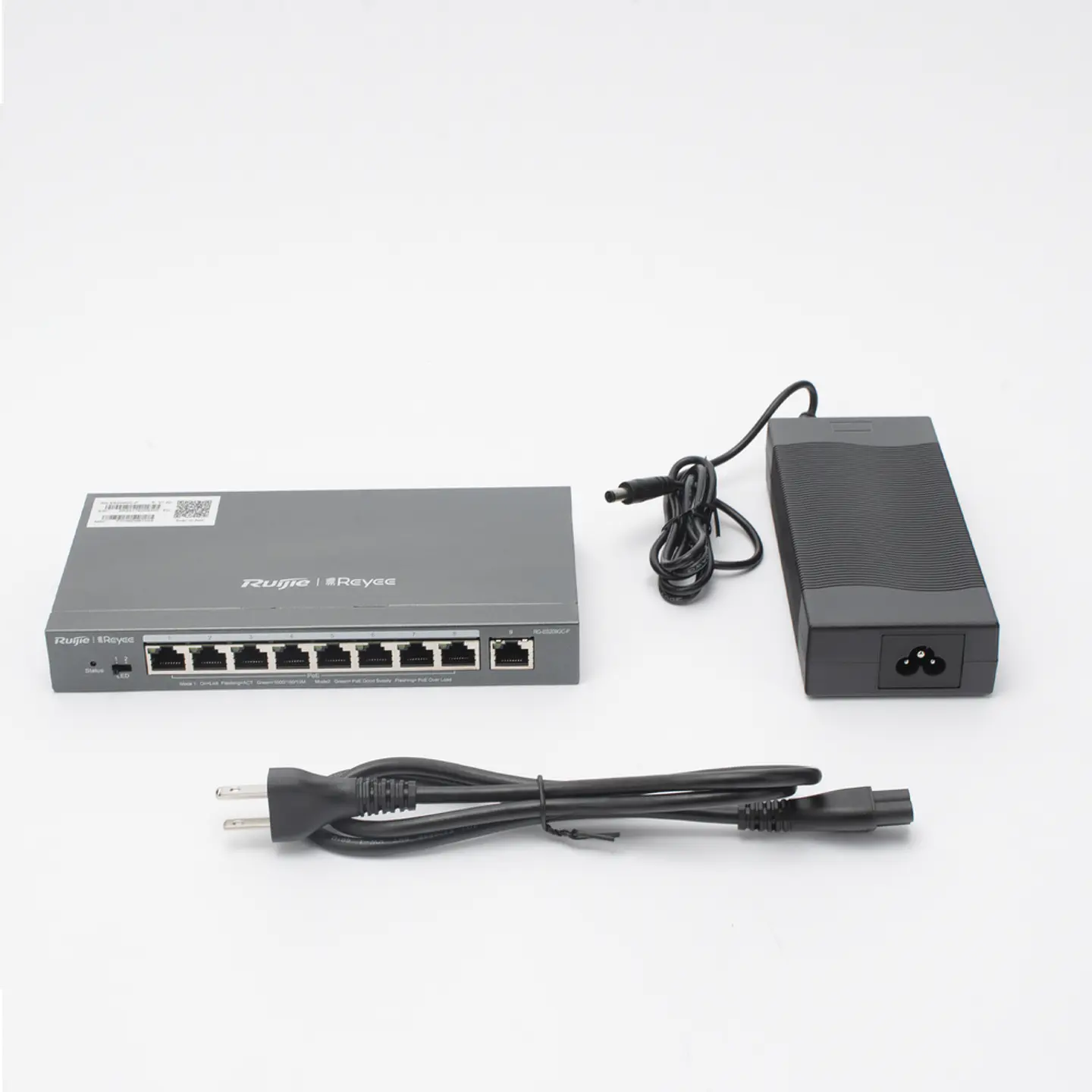 RG-ES209GC-P // Switch PoE gigabit inteligente con 9 puertos gigabit 9