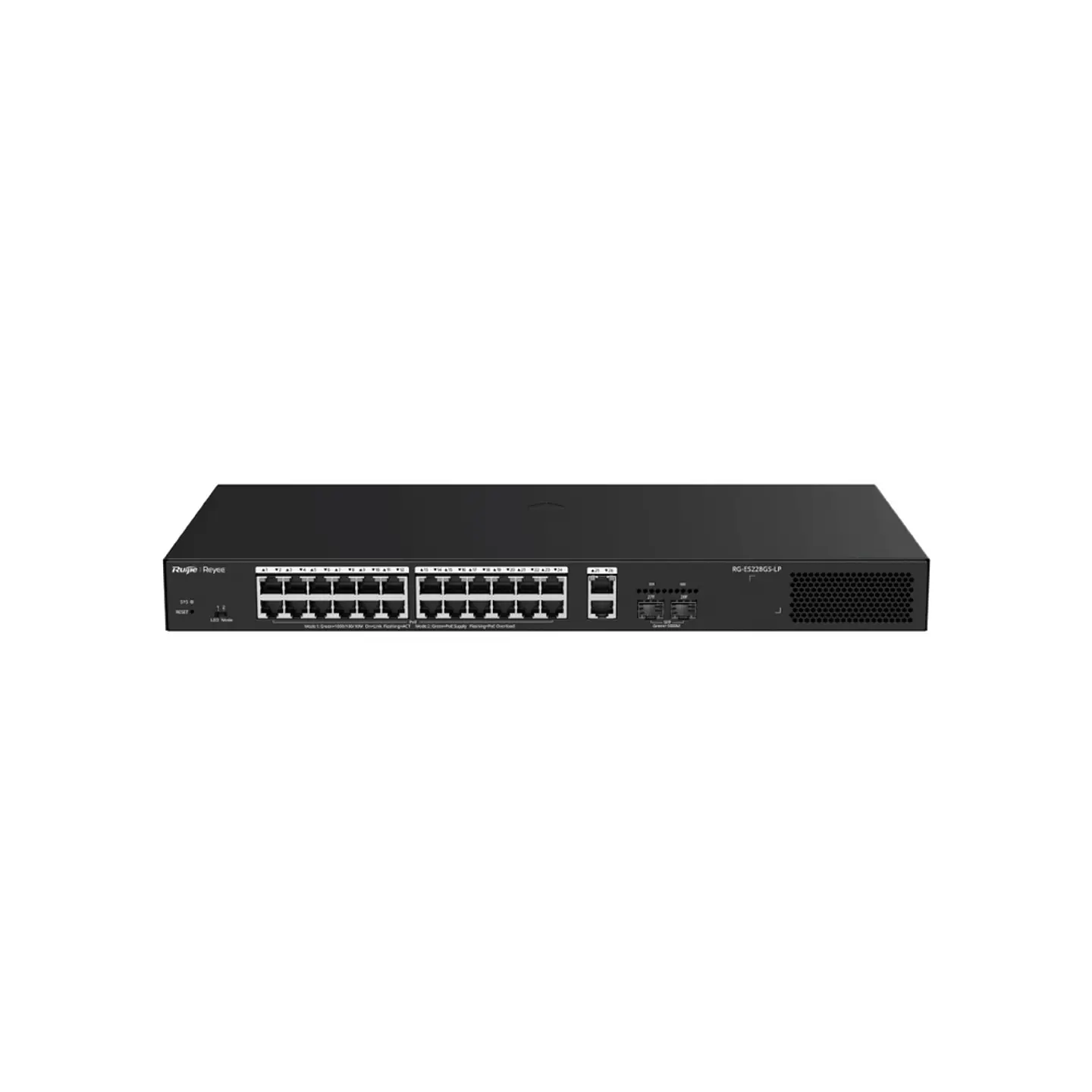 RG-ES228GS-LP // Switch PoE gestionado desde la nube 1