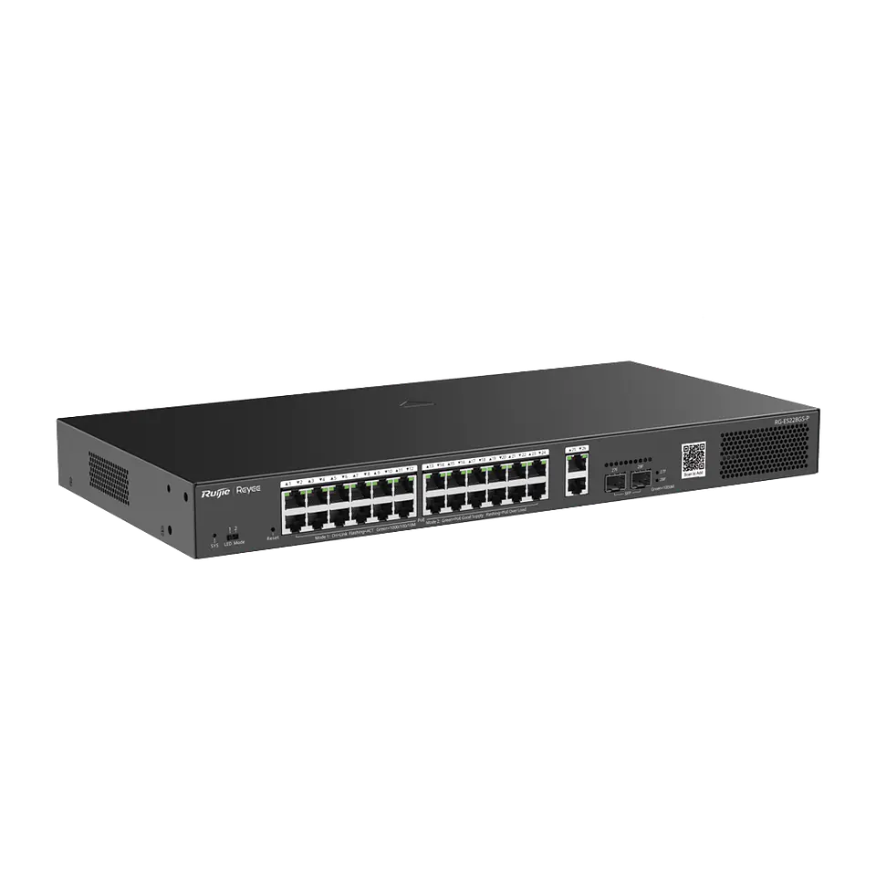 RG-ES228GS-P // Switch Inteligente PoE Administrable en la Nube 1