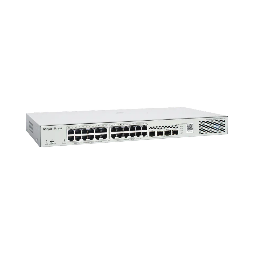 RG-NBS3100-24GT4SFP-P-V2 // Switch PoE Gestionable en la Nube de Capa 2 Gigabit de 28 Puertos 3