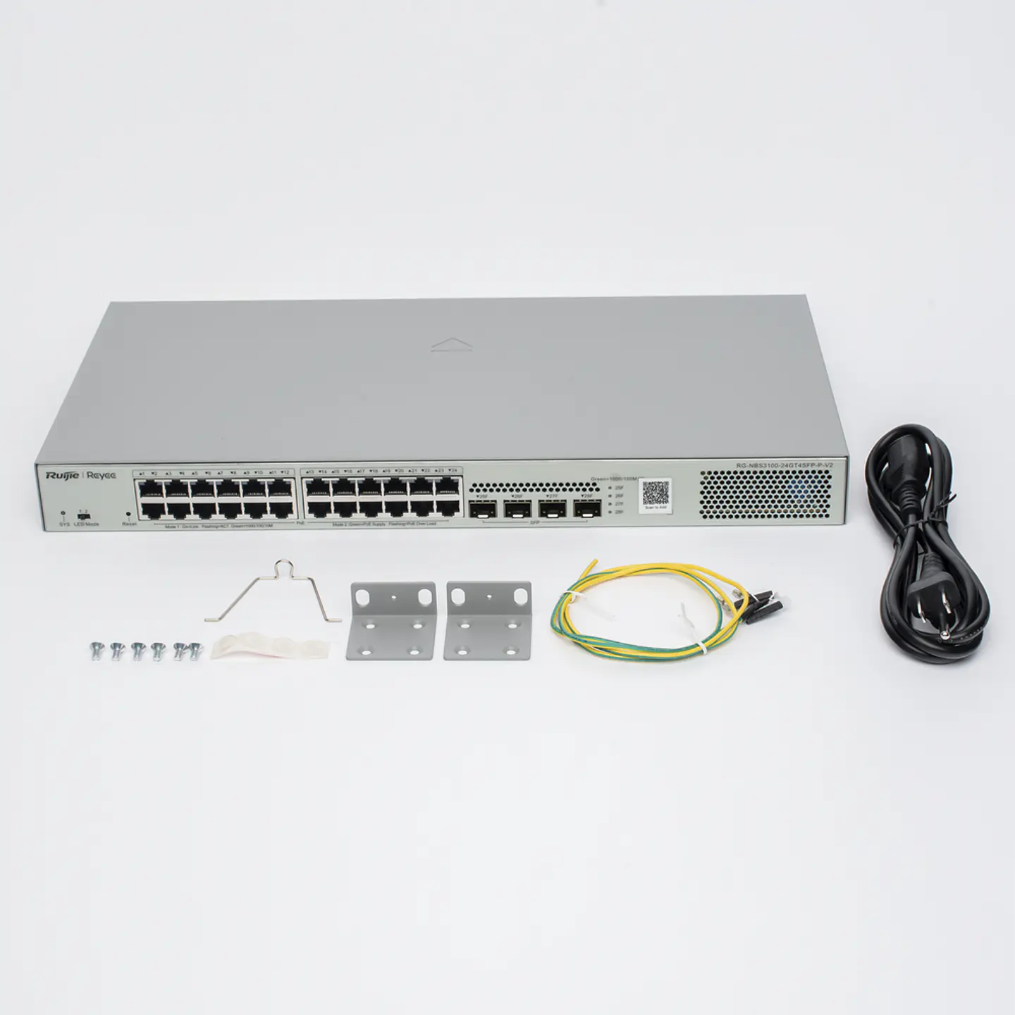 RG-NBS3100-24GT4SFP-P-V2 // Switch PoE Gestionable en la Nube de Capa 2 Gigabit de 28 Puertos 6