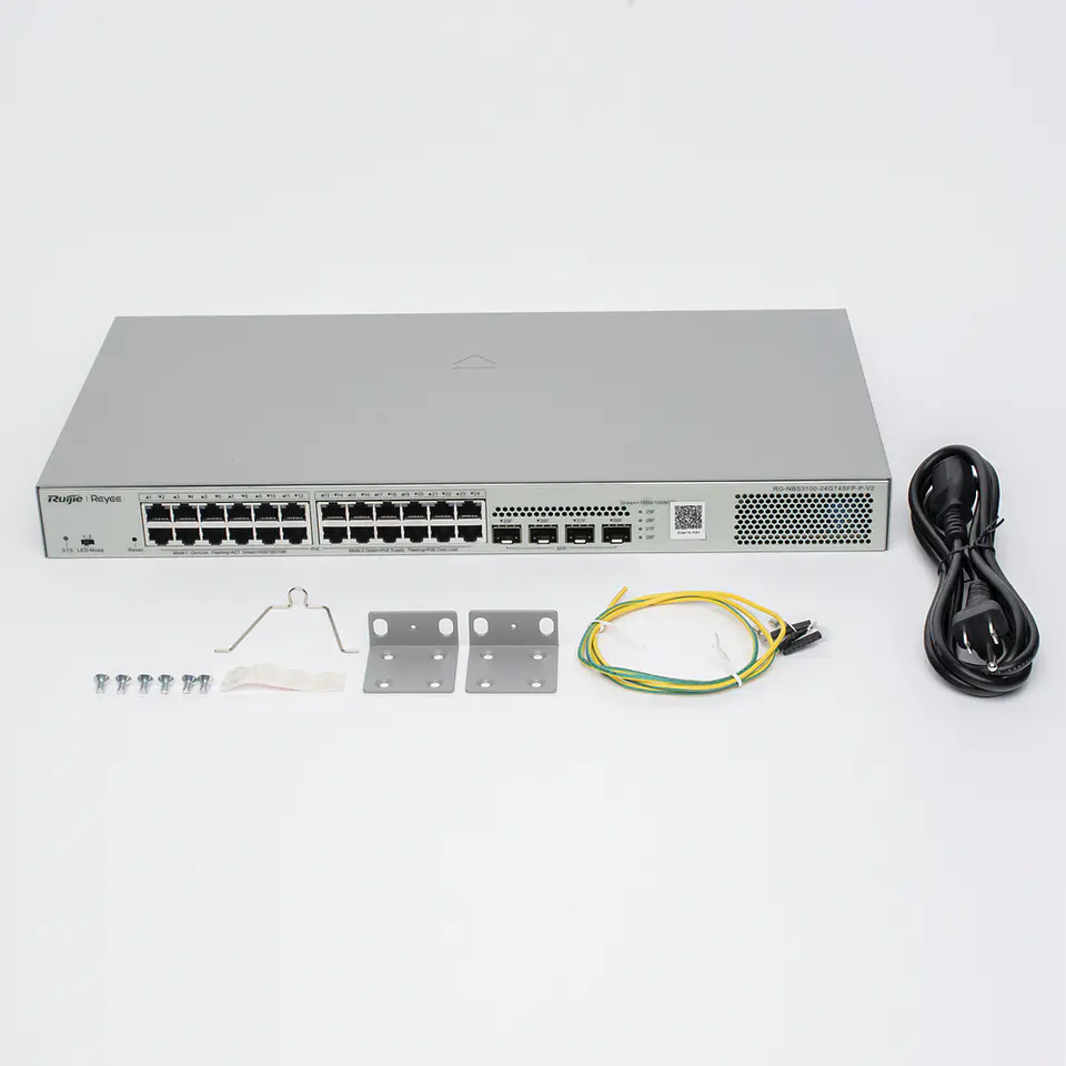 RG-NBS3100-24GT4SFP-P-V2 // Switch PoE Gestionable en la Nube de Capa 2 Gigabit de 28 Puertos 6