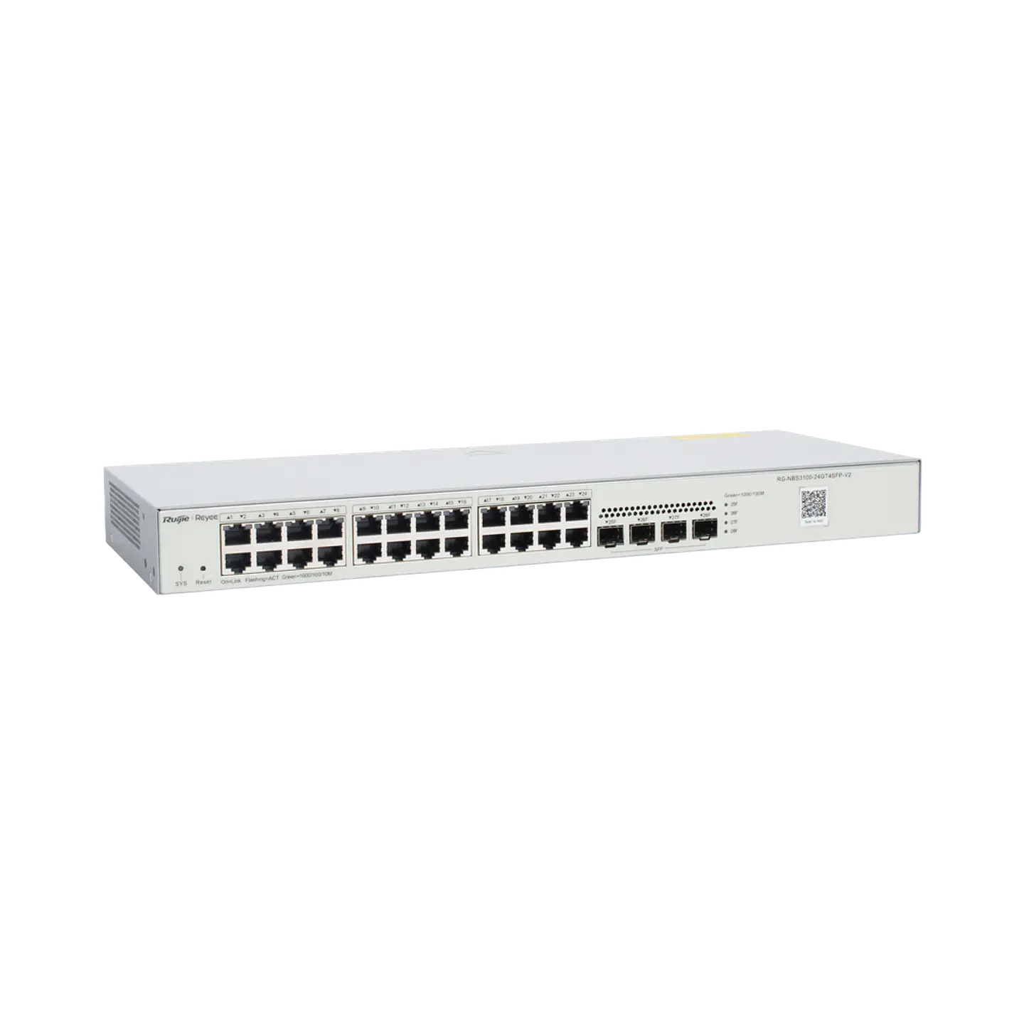 RG-NBS3100-24GT4SFP-V2 // Switch No PoE Gestionable de 28 Puertos Gigabit 1