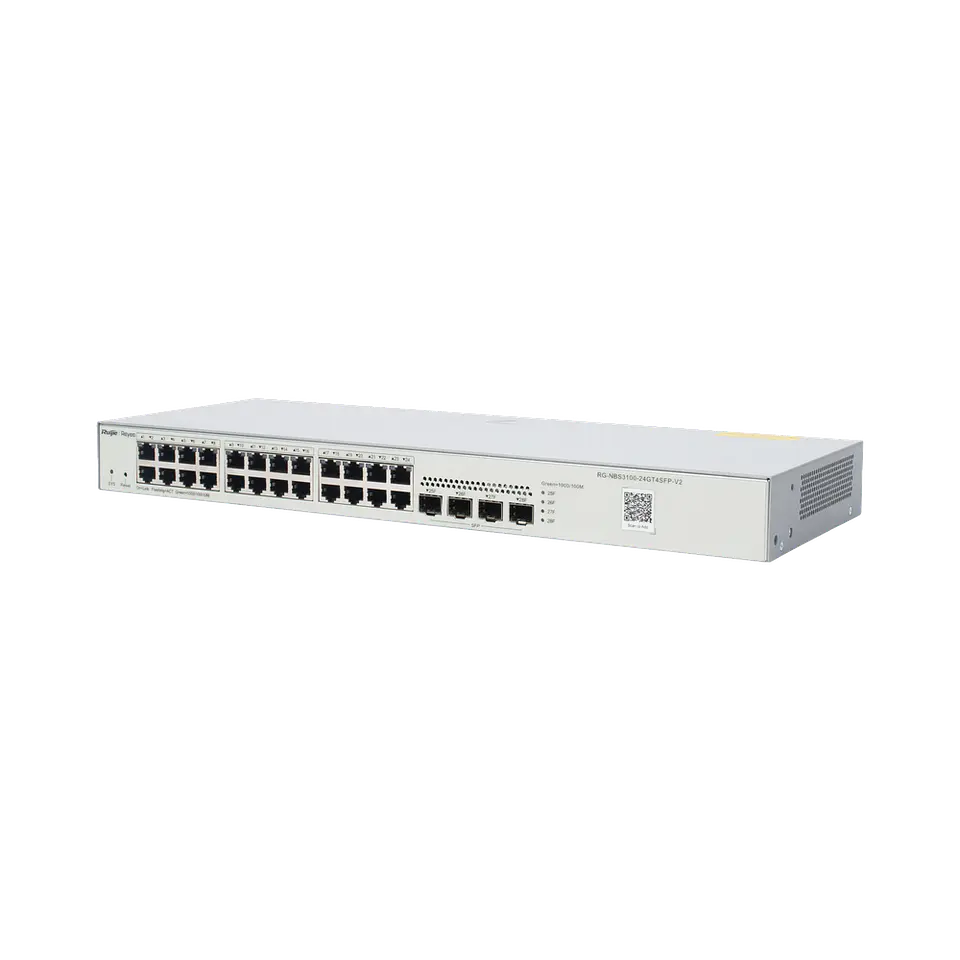 RG-NBS3100-24GT4SFP-V2 // Switch No PoE Gestionable de 28 Puertos Gigabit 4