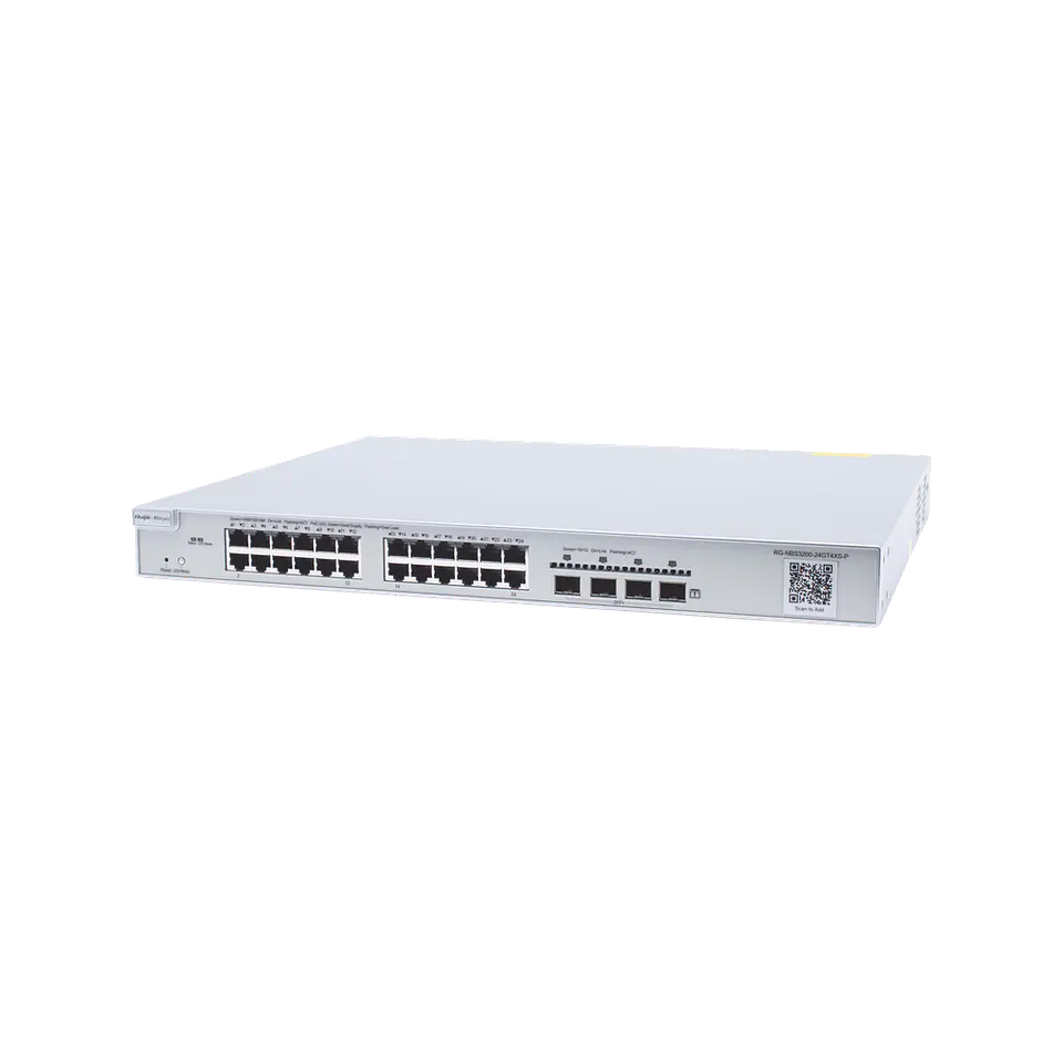 RG-NBS3200-24GT4XS-P // Switch PoE Administrable en la Nube de Capa Dos Gigabit 1
