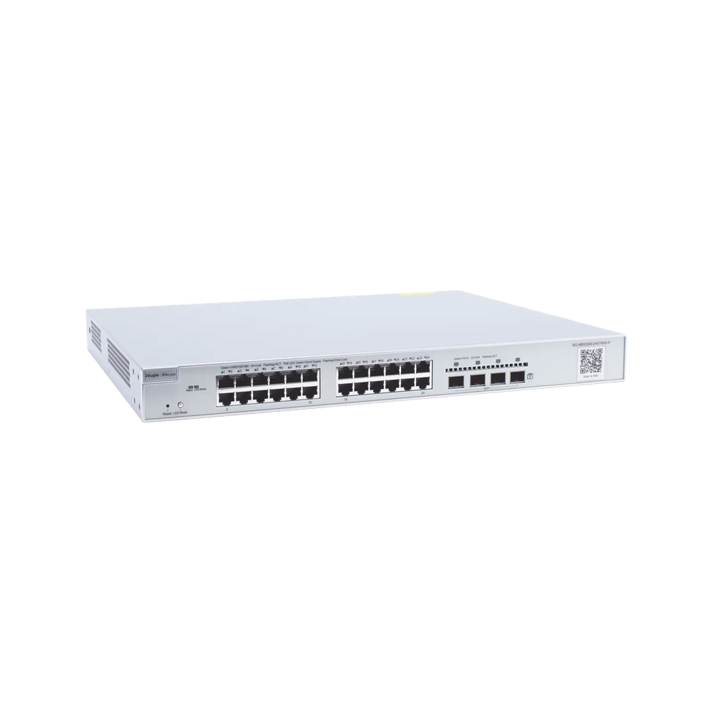 RG-NBS3200-24GT4XS-P // Switch PoE Administrable en la Nube de Capa Dos Gigabit 4