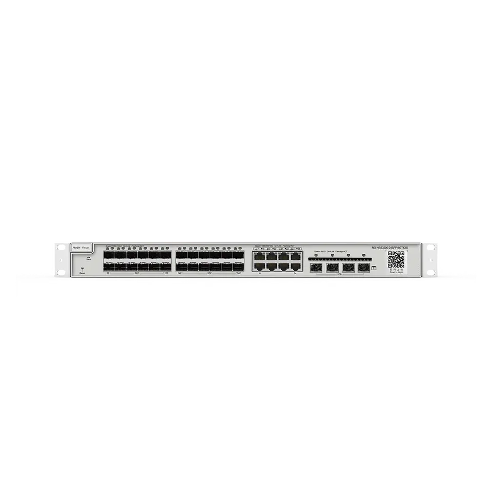 RG-NBS3200-24SFP/8GT4XS // Switch administrado, con 24 puertos SFP Gigabit 1