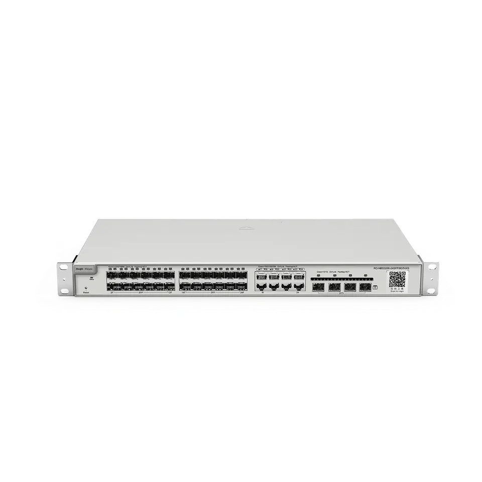 RG-NBS3200-24SFP/8GT4XS // Switch administrado, con 24 puertos SFP Gigabit 4