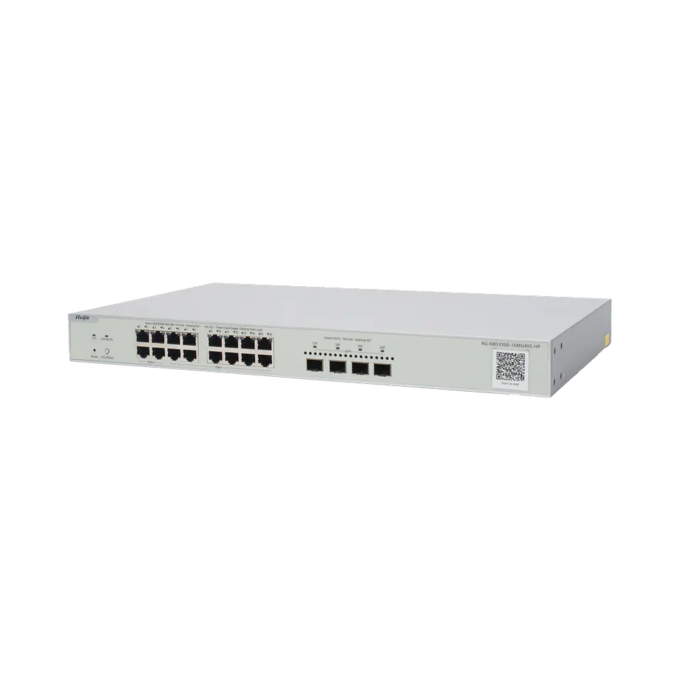RG-NBS3300-16MG4XS-HP // Switch Multi-Gigabit PoE Capa 2 Administrable 4