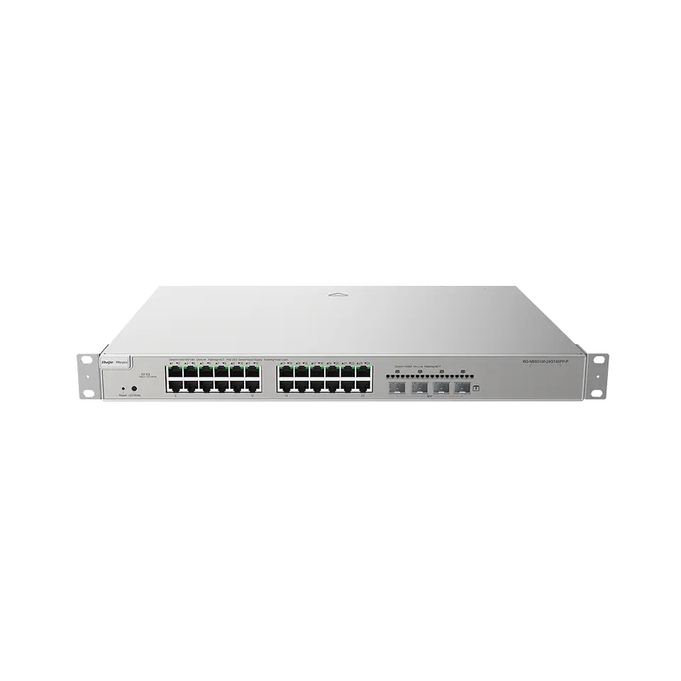 RG-NBS5200-24GT4XS-P // Switch Administrable PoE con 24 Puertos Gigabit 6