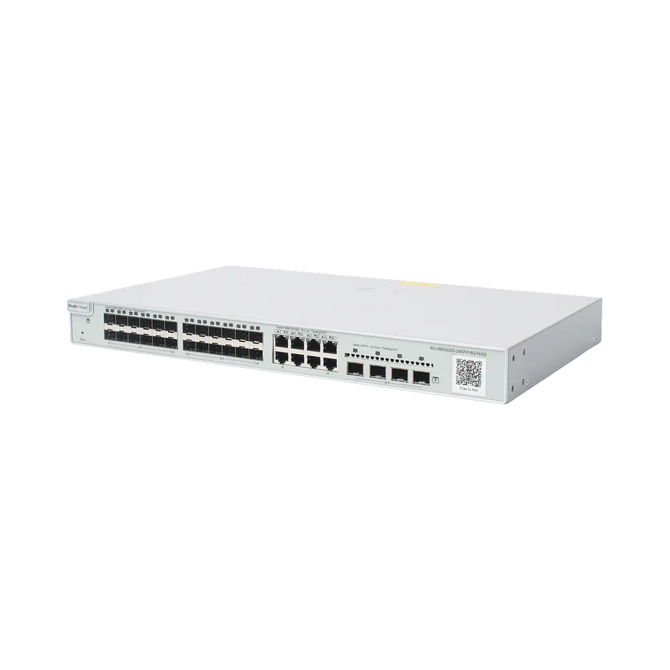 RG-NBS5200-24SFP/8GT4XS // Switch no PoE de Capa 3 Gigabit 4