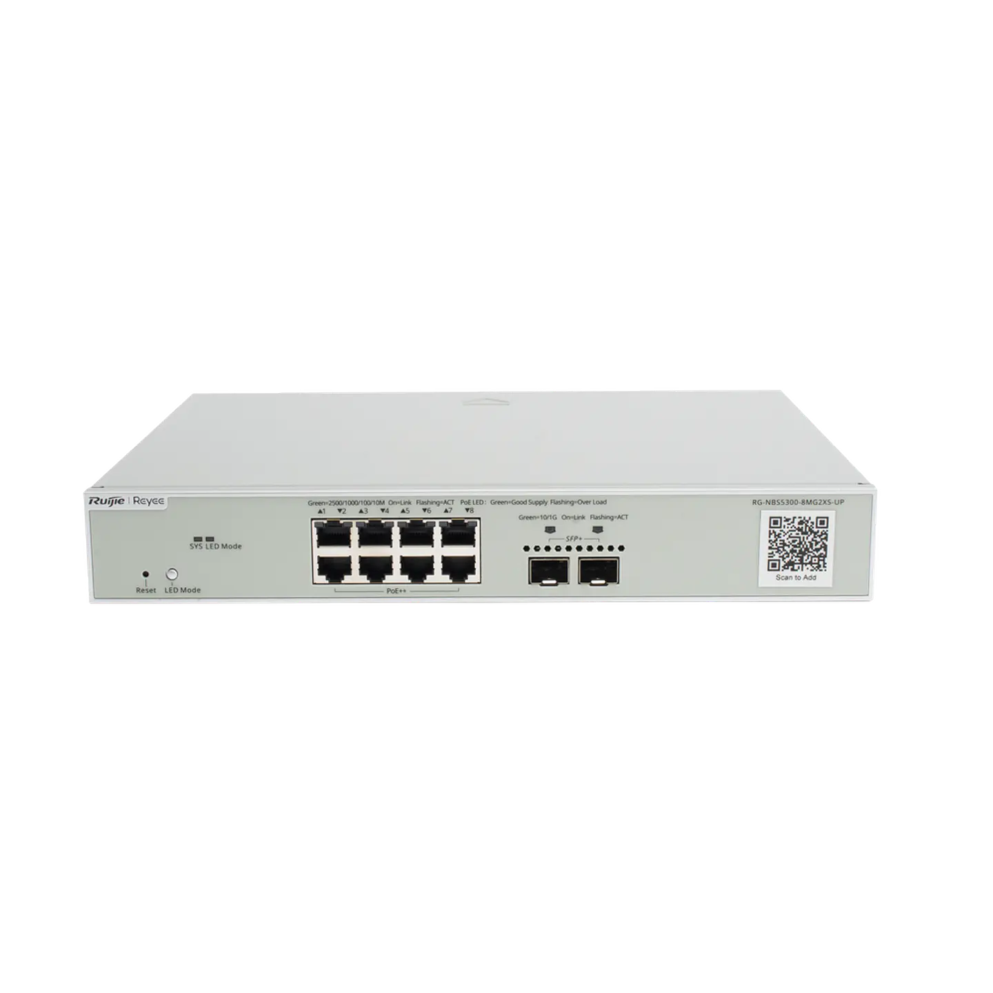 RG-NBS5300-8MG2XS-UP // Switch Administrable de Capa 3 Multi-Gigabit de 10 Puertos 5