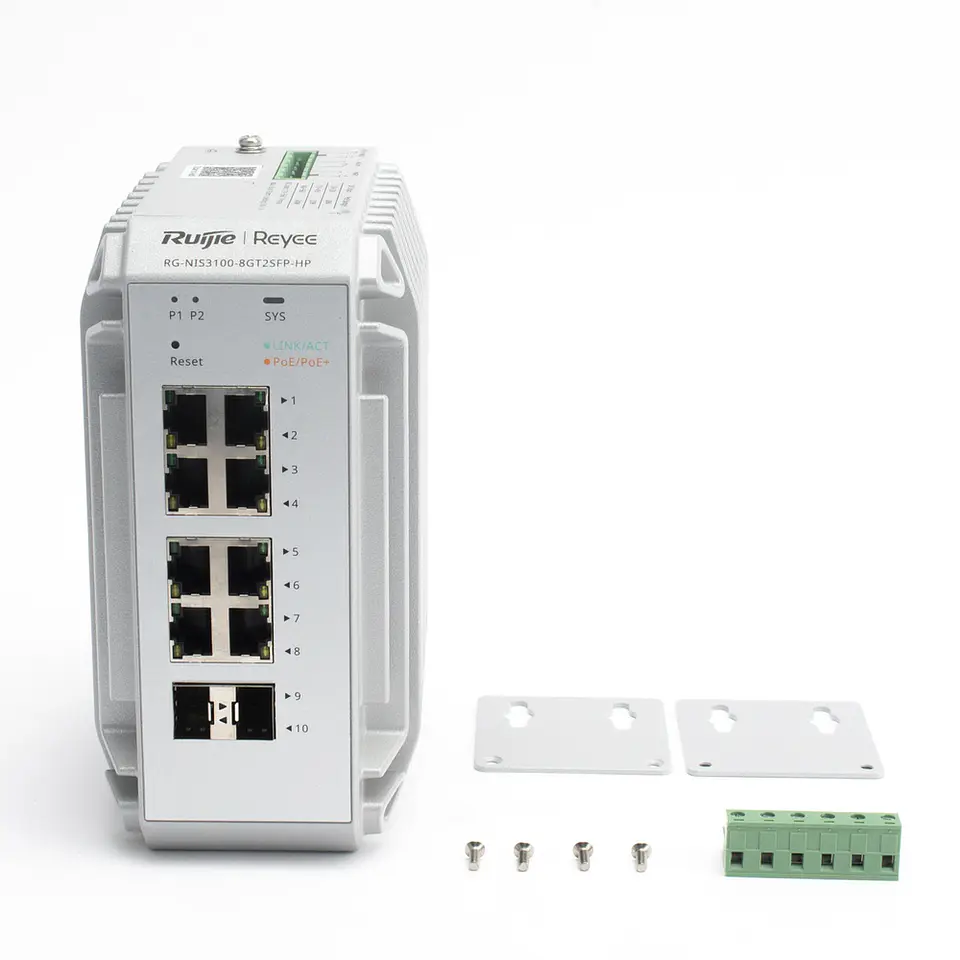 RG-NIS3100-8GT2SFP-HP // Switch de Grado Industrial 4