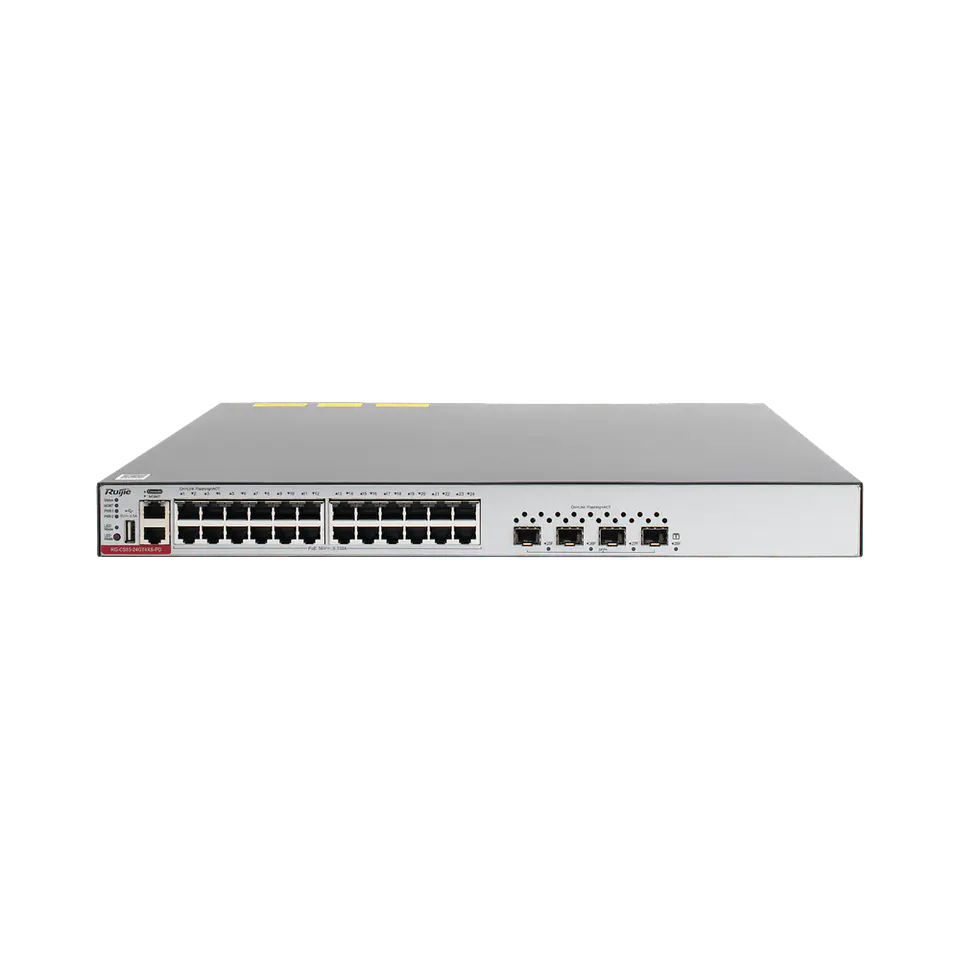 RGCS8324GT4XSP // Switch Administrable Capa 3 de 24 puertos Gigabit  1
