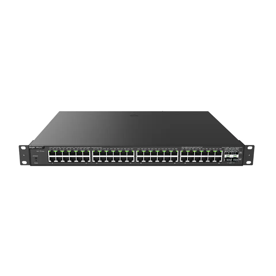RGNBS310048GT4SFPP // Switch PoE Administrable en la Nube de Capa 2 Gigabit 1